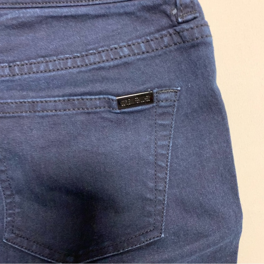 JENNIFER LOPEZ Skinny Jeans Women's 2 Gem Detail Sexy Dark Wash Mid Rise Stretch - Picture 7 of 10